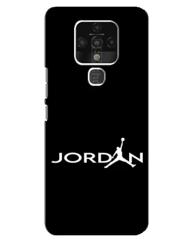 Чохол для TECNO Camon 16 з картинкою «Jordan White Logo»