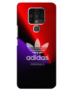 Чохол для TECNO Camon 16 з картинкою «Adidas Red Neon»