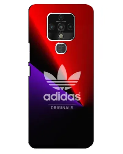 Чехол для TECNO Camon 16 с картинкой «Adidas Red Neon»