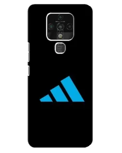 Чехол для TECNO Camon 16 с картинкой «Adidas Cyan Logo»