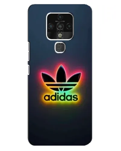 Чехол для TECNO Camon 16 с картинкой «Неоновый Adidas»