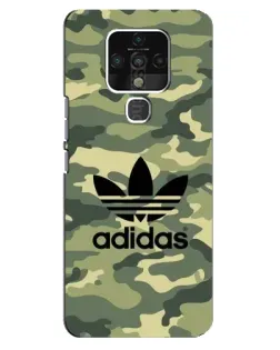 Чехол для TECNO Camon 16 с картинкой «Милитари стиль Adidas»