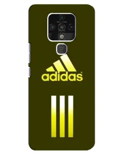 Чехол для TECNO Camon 16 с картинкой «Оливковый градиент Adidas»