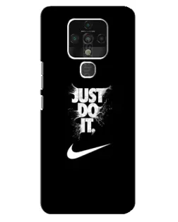 Чохол для TECNO Camon 16 з картинкою «Текстовий принт Nike»