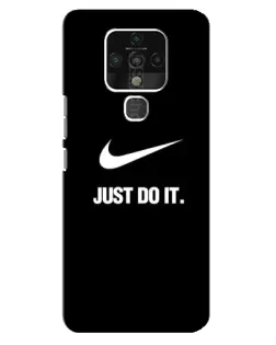 Чохол для TECNO Camon 16 з картинкою «Класичний принт Nike»