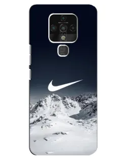 Чохол для TECNO Camon 16 з картинкою «Nike — зимові гори»