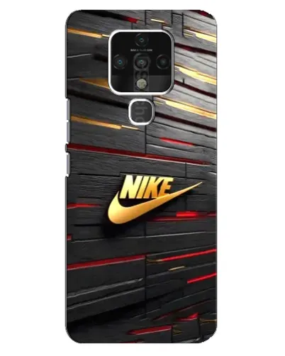 Чохол для TECNO Camon 16 з картинкою «Золотий Nike на металі» Чохол для TECNO Camon 16 з картинкою «Золотий Nike на металі»