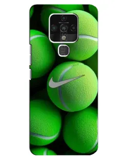 Чохол для TECNO Camon 16 з картинкою «Тенісні м'ячі Найк»