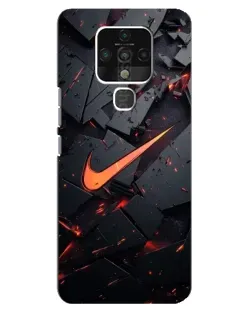 Чохол для TECNO Camon 16 з картинкою «Nike — ефект розломів»