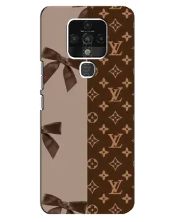 Чохол для TECNO Camon 16 з картинкою «Louis Vuitton — банти»