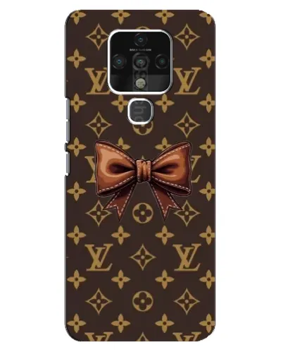 Чохол для TECNO Camon 16 з картинкою «LV з бантом»