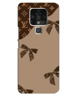 Чохол для TECNO Camon 16 з картинкою «LV — кавовий атлас»