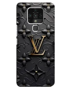Чохол для TECNO Camon 16 з картинкою «Шкіряна текстура LV»