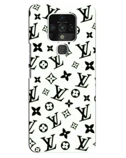Чохол для TECNO Camon 16 з картинкою «Монохромний хаос LV»