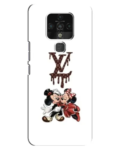 Чохол для TECNO Camon 16 з картинкою «LV та Міккі Маус»