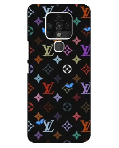 Чохол для TECNO Camon 16 з картинкою «Кольорова монограма LV»