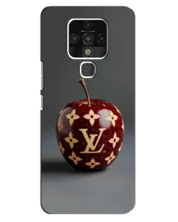Чохол для TECNO Camon 16 з картинкою «Червоне яблуко LV»