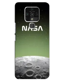 Чехол для TECNO Camon 16 с картинкой «NASA — лунный градиент»