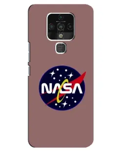 Чехол для TECNO Camon 16 с картинкой «NASA — ретро космос»