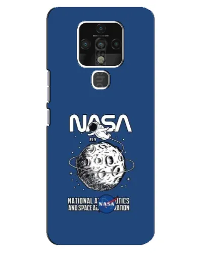 Чехол для TECNO Camon 16 с картинкой «NASA — лунная миссия» Чехол для TECNO Camon 16 с картинкой «NASA — лунная миссия»