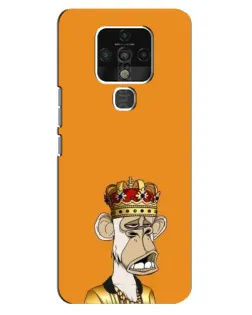 Чохол для TECNO Camon 16 з картинкою «Золота мавпа Bored Ape»