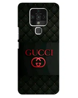 Чохол для TECNO Camon 16 з картинкою «Gucci — стьобаний чорний»