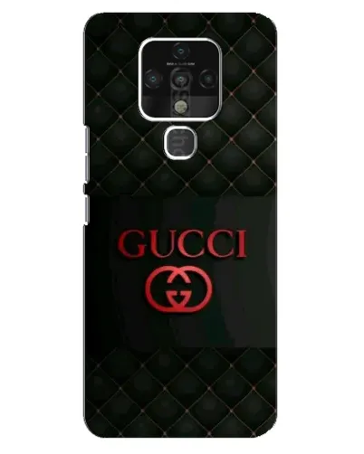 Чохол для TECNO Camon 16 з картинкою «Gucci — стьобаний чорний»