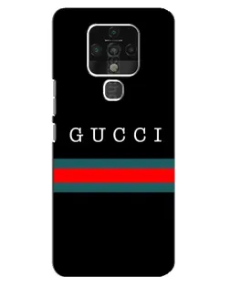 Чохол для TECNO Camon 16 з картинкою «Gucci — червоний пояс»