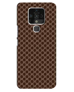 Чохол для TECNO Camon 16 з картинкою «Gucci — шоколадна сітка»
