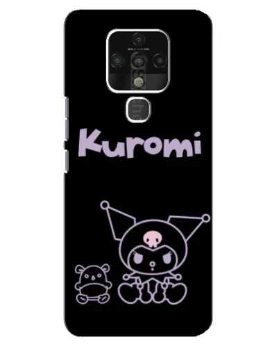 Чехол для TECNO Camon 16 с картинкой «Kuromi — черный минимализм» Чехол для TECNO Camon 16 с картинкой «Kuromi — черный минимализм»