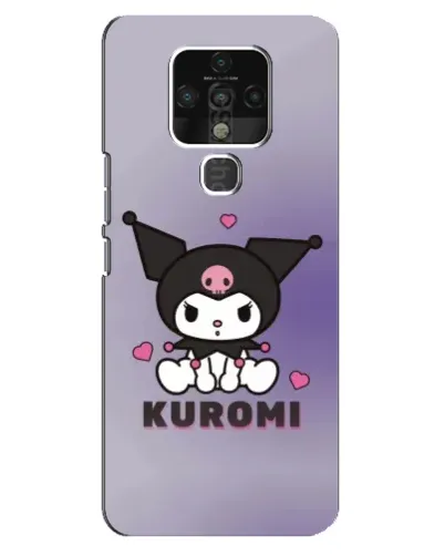 Чехол для TECNO Camon 16 с картинкой «Kuromi — фиолетовый арт» Чехол для TECNO Camon 16 с картинкой «Kuromi — фиолетовый арт»