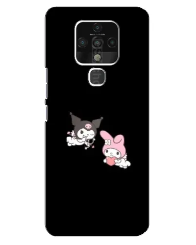 Чехол для TECNO Camon 16 с картинкой «My Melody и Kuromi» Чехол для TECNO Camon 16 с картинкой «My Melody и Kuromi»