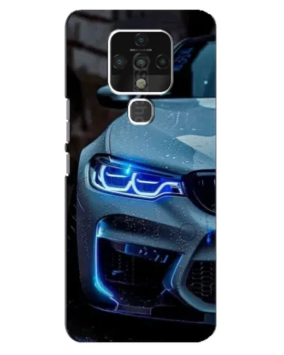 Чехол для TECNO Camon 16 с картинкой «Взгляд BMW с синими фарами» Чехол для TECNO Camon 16 с картинкой «Взгляд BMW с синими фарами»