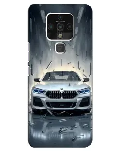 Чехол для TECNO Camon 16 с картинкой «BMW в свете фар»