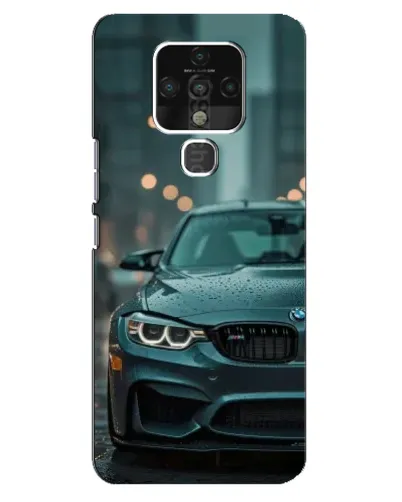 Чехол для TECNO Camon 16 с картинкой «BMW в огнях города» Чехол для TECNO Camon 16 с картинкой «BMW в огнях города»