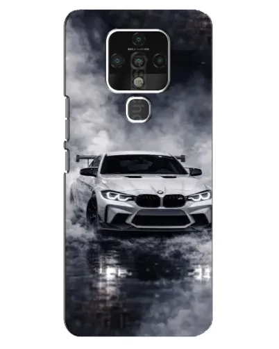Чехол для TECNO Camon 16 с картинкой «BMW сквозь туман» Чехол для TECNO Camon 16 с картинкой «BMW сквозь туман»