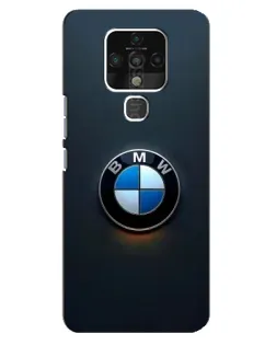 Чехол для TECNO Camon 16 с картинкой «Логотип BMW — минимализм»