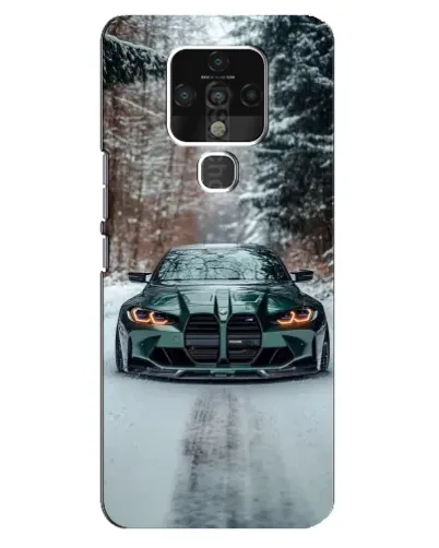 Чехол для TECNO Camon 16 с картинкой «BMW в зимнем лесу» Чехол для TECNO Camon 16 с картинкой «BMW в зимнем лесу»
