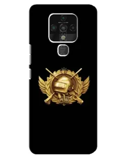 Чехол для TECNO Camon 16 с картинкой «PUBG — оранжевый градиент» Чехол для TECNO Camon 16 с картинкой «PUBG — оранжевый градиент»