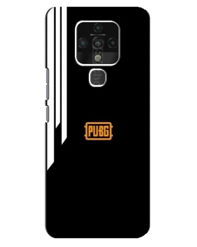 Чехол для TECNO Camon 16 с картинкой «PUBG — вертикальные линии»
