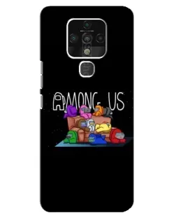 Чехол для TECNO Camon 16 с картинкой «Логотип Among Us» Чехол для TECNO Camon 16 с картинкой «Логотип Among Us»