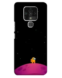 Чехол для TECNO Camon 16 с картинкой «Одинокий герой на планете» Чехол для TECNO Camon 16 с картинкой «Одинокий герой на планете»