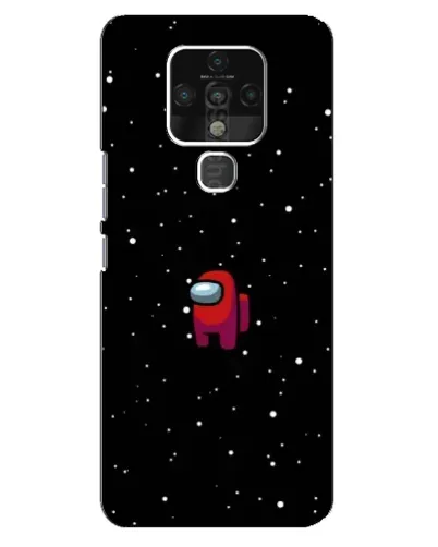 Чехол для TECNO Camon 16 с картинкой «Красный Among Us»