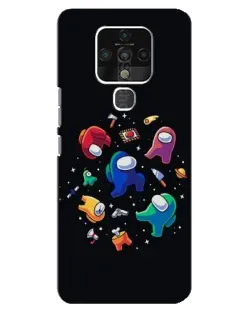 Чехол для TECNO Camon 16 с картинкой «Among Us космос»