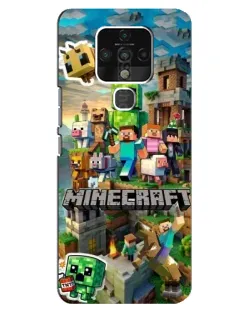 Чехол для TECNO Camon 16 с картинкой «Замок Minecraft» Чехол для TECNO Camon 16 с картинкой «Замок Minecraft»