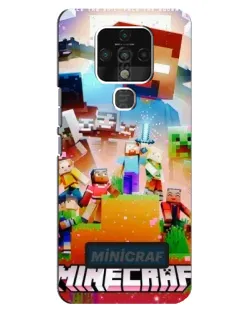 Чехол для TECNO Camon 16 с картинкой «Minecraft герои игры» Чехол для TECNO Camon 16 с картинкой «Minecraft герои игры»