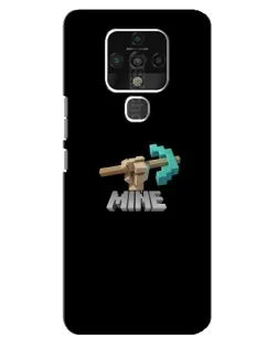 Чехол для TECNO Camon 16 с картинкой «Алмазная кирка»
