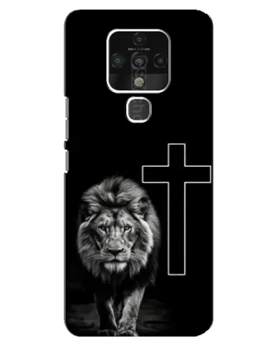 Чехол для TECNO Camon 16 с картинкой «Лев и Крест» Чехол для TECNO Camon 16 с картинкой «Лев и Крест»