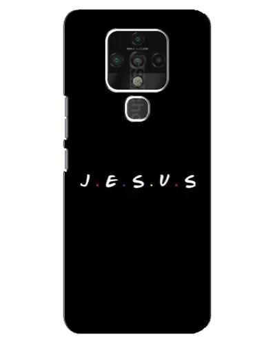 Чехол для TECNO Camon 16 с картинкой «Точки веры J.E.S.U.S.» Чехол для TECNO Camon 16 с картинкой «Точки веры J.E.S.U.S.»