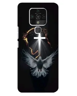 Чехол для TECNO Camon 16 с картинкой «Голубь и Свет»